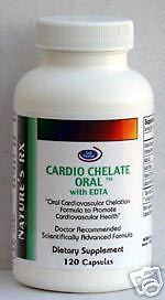 CARDIO CHELATE w/EDTA Oral Chelation Vascular Health  