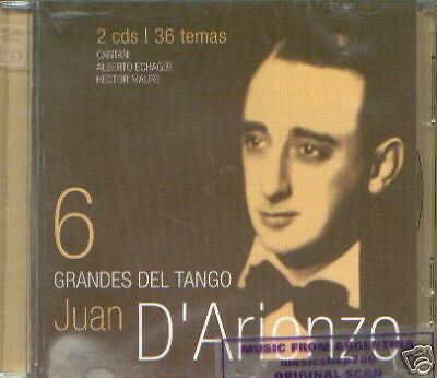 JUAN D ARIENZO GRANDES DEL TANGO 2 CD SET REMASTERED  