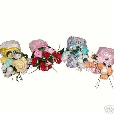 BABY SHOWER GIFT   DIAPER CAKE BOUQUET BOY or Girl  