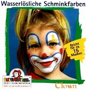 CLOWN KINDERSCHMINKE THEATERSCHMINKE PROFI SCHMINKE NEU  