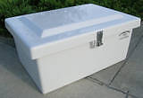 NEW FIBERGLASS DOCK DECK BOX WHITE 25  