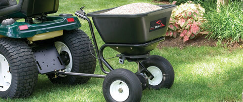 BROADCAST SPREADER, 2.5 CU. FT. 125 LB. CAPACITY , TOW  