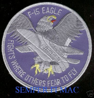 AUTHENTIC F 15 EAGLE US AIR FORCE PATCH USAF F 15 WOW  