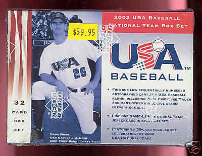 2002 Upper Deck USA Baseball National Team Box Set FACT  