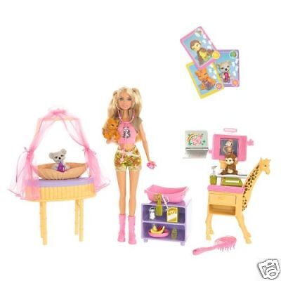 BARBIE I CAN BE A ZOO DOCTOR PLAY ALL DAY PLAYSET DOLL  