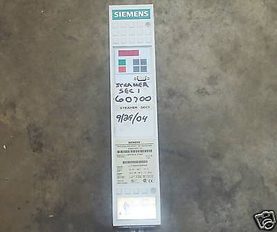 Siemens Simovert SERVO DRIVE 6SE7016 1TA61 6ES7090 0XX84 0AB0 6SE7 