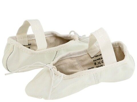 Capezio white leather Ballet Shoes Child 2.5 W = 1.5 W  