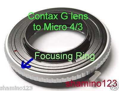 Contax G mount Lens to M43 New 360 Version GF 1 EP1 EP2  