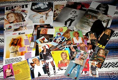 80+ EVE magazine ads, articles, clippings lot & sticker  