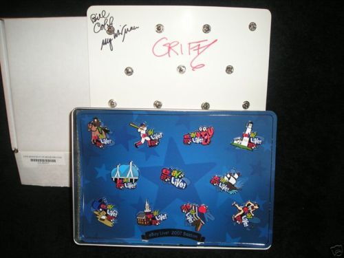  Live Boston 2007 Signed Pin Collection Set NIB  