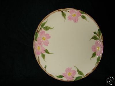 Vintage Hand Painted El Rancho Dinner Plate   Flowers  