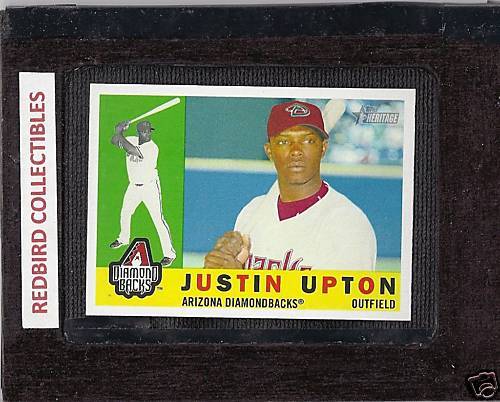 2009 Topps Heritage #265 Justin Upton DIAMONDBACKS  