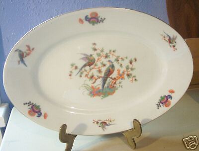 RARE Thomas Bavaria BIRD OF PARADISE Serving Plater  