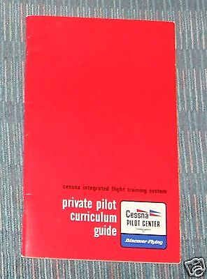 1974 Cessna Private Pilot Curriculum Guide  